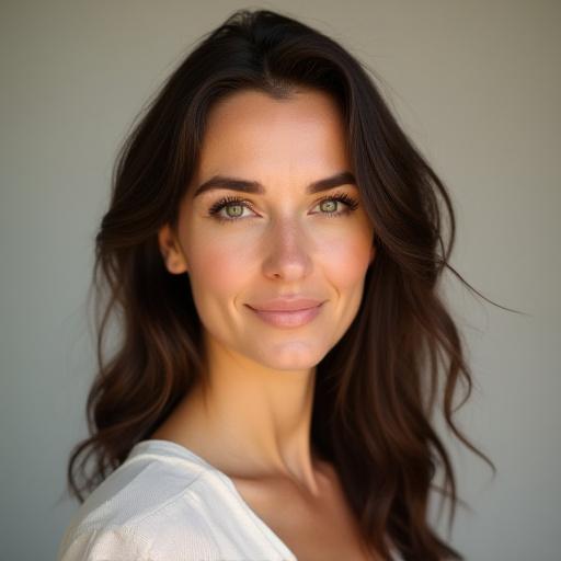 Ritratto di Giulia Riva, lead interior designer. Il suo sguardo suggerisce creatività e cura nei dettagli.